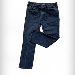 Loft Mid Rise Kick Crop Skinny Jeans Size 6